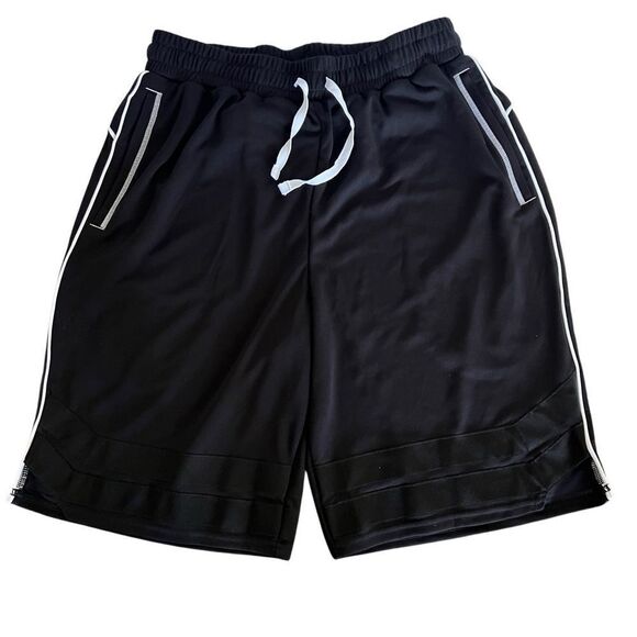 Gymshark Recess Basketball Shorts Men’s Size M Black Athletic Gym Mesh - Picture 1 of 8